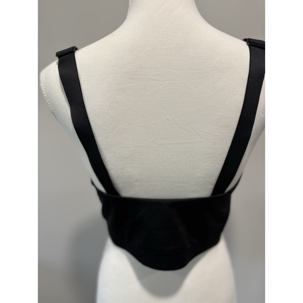 Victoria's Secret Sport Knockout 36DD Bra Black Front Zip High Impact - Picture 3 of 8